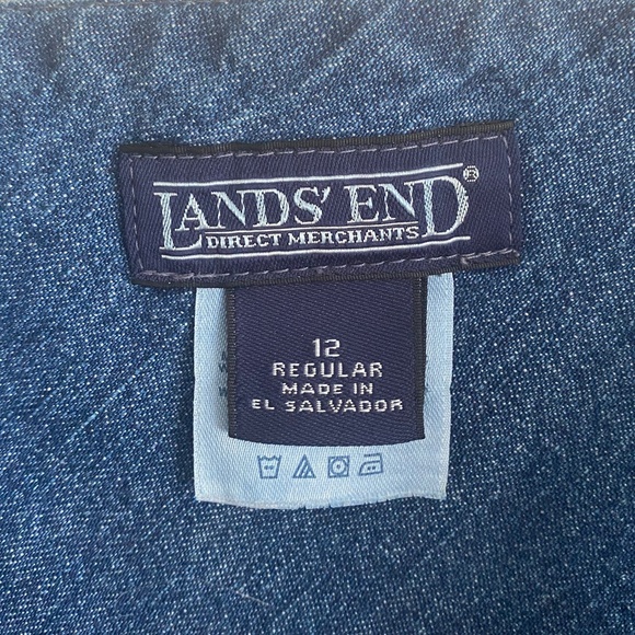 Lands End Denim Jumper Dress - Picture 4 of 4